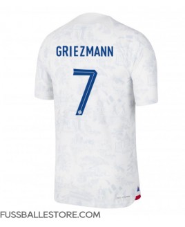 Günstige Frankreich Antoine Griezmann #7 Auswärtstrikot WM 2022 Kurzarm